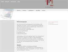 Tablet Screenshot of pmvforschungsgruppe.de
